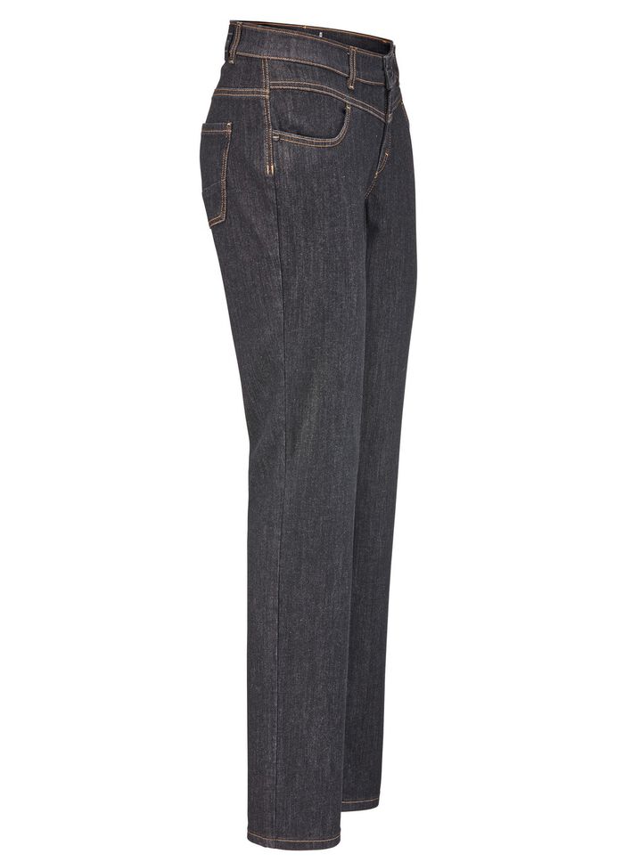 Magic-jeans met figuurvormende jeanszadel 