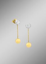 Charmante oorknopjes in tweekleurig 