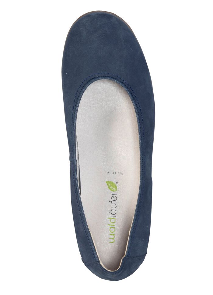 Ranger ballerina's gemaakt van nubuckleer 