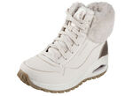 SKECHERS, gevoerde dameslaarzen, winterschoenen, met zachte pluche kraag ECRU