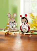 Houten tafelklok op batterijen 