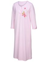 Twee-pack nachtjaponnen, 3/4-mouwen met knoopsluiting 