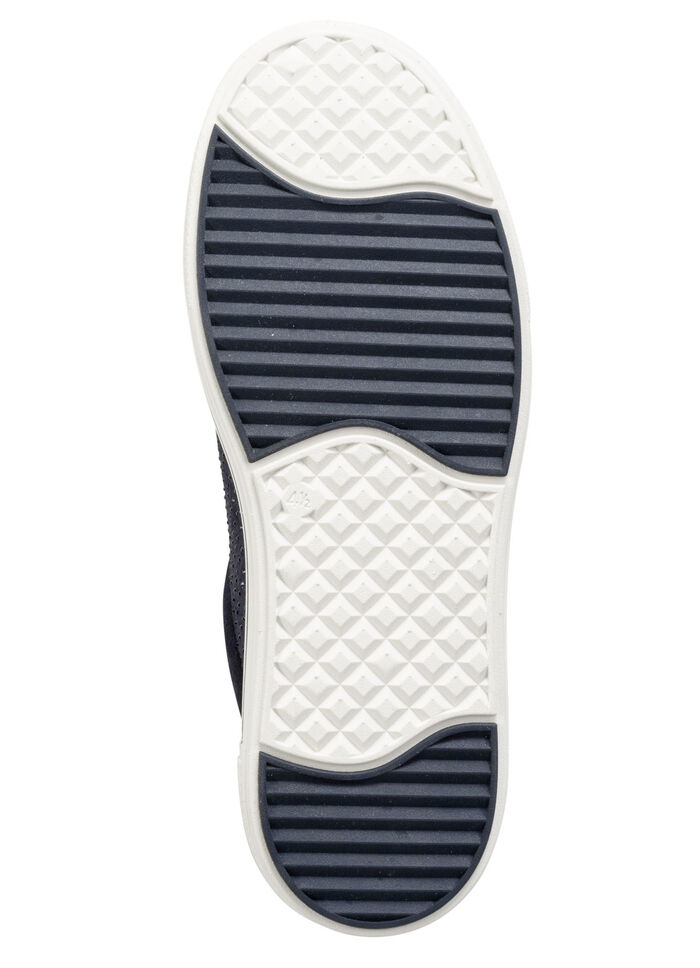 ELENA EDEN sneakers van fijn suède MARINE