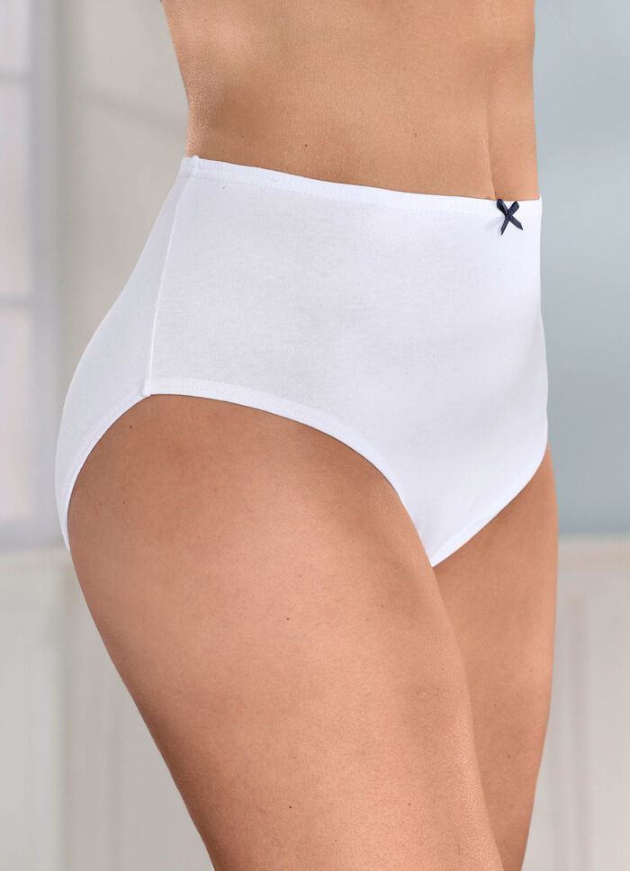 Set van vijf slips met elastische tailleband 