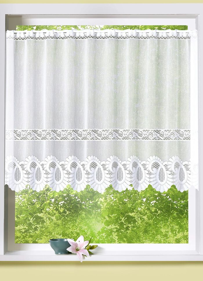 Een valletje met stangendoorvoer 