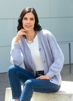 Vest met een zachte, donzige touch 