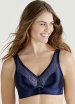 Swegmark of Sweden two-pack bh met kanten inzetstukken 1X MARINE, 1X WEISS