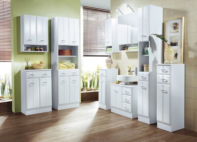 Badkamermeubels met onderhoudsvriendelijk oppervlak 