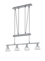 Hanglamp gemaakt van mat metaal NKKEL