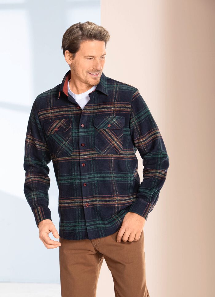 Geruit overshirt van "Milano Italy" 