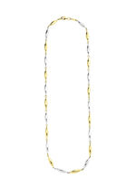 Hoogwaardige ketting in tweekleurig 