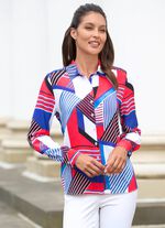 Blouse met overhemdkraag 