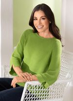 Trui met structuurstrepen 