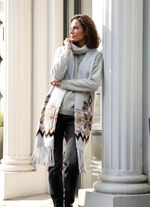 Lang vest met franjes 