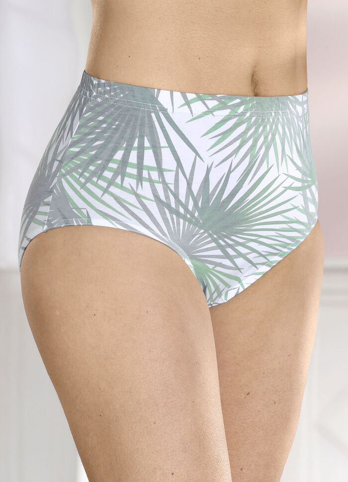 Set van vier slips met elastische band 