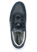 Sportieve herenpantoffels, breedte H, met uitneembaar voetbed BLAU-GRAU