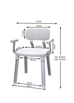 Douche- en badstoel voor veilig douchen en baden 