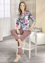 Enkellange pull-on broek ROZENHOUT