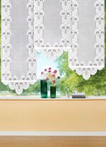 Geweldig schuifgordijn met driehoekige afwerking 