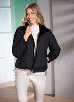 Omkeerbaar kort jasje met ritssluiting 