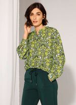 Slip-on blouse met prachtig dessin 