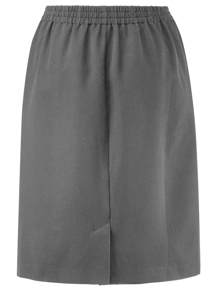 Rok in een slanke snit GRIJS GEMÊLEERD