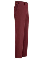 Broek van "Francesco Botti" met comfortabele tailleband in 3 kleuren BOURGONDIË