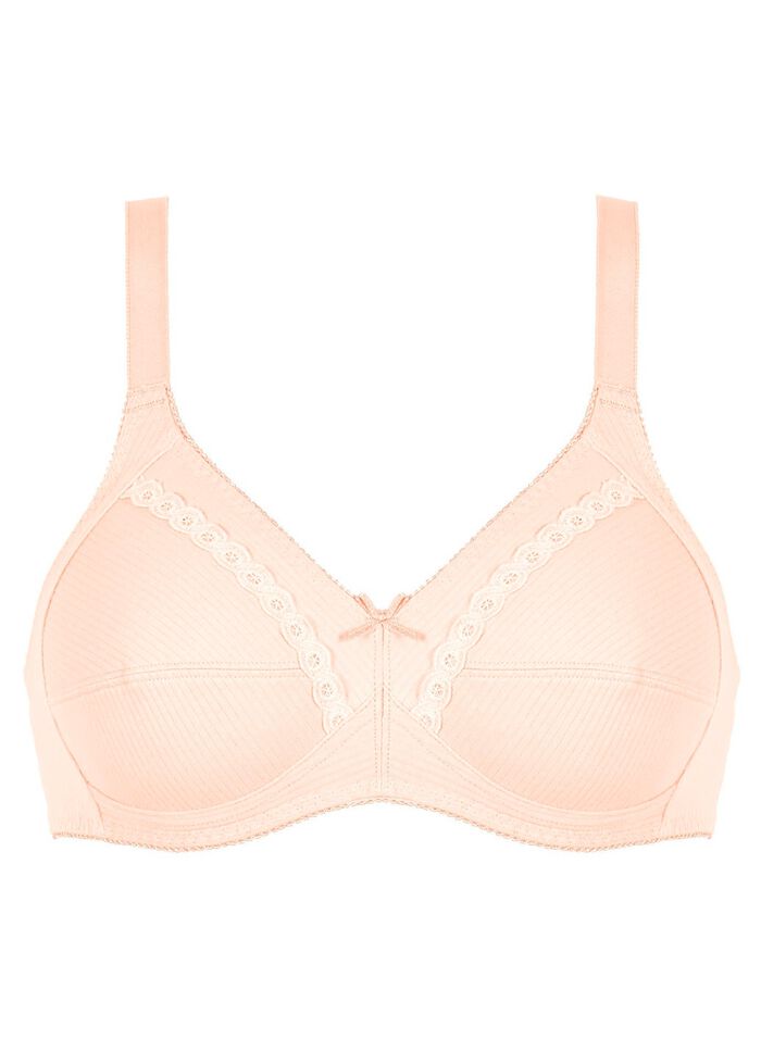 Naturana two-pack bh met decoratieve kanten band in de cups 