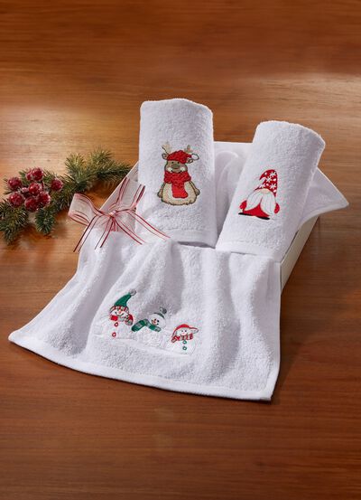 Badstof geschenkdoos, 3 stuks 