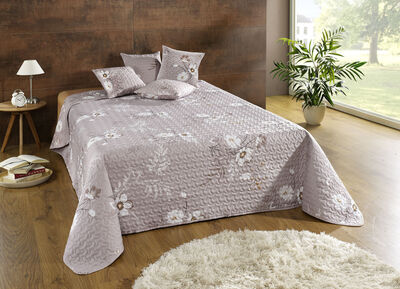 Sprei en kussenslopen met lintbinding 