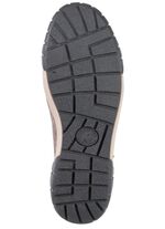 ELENA EDEN veterlaarsje met twee ritssluitingen aan de zijkant TAUPE