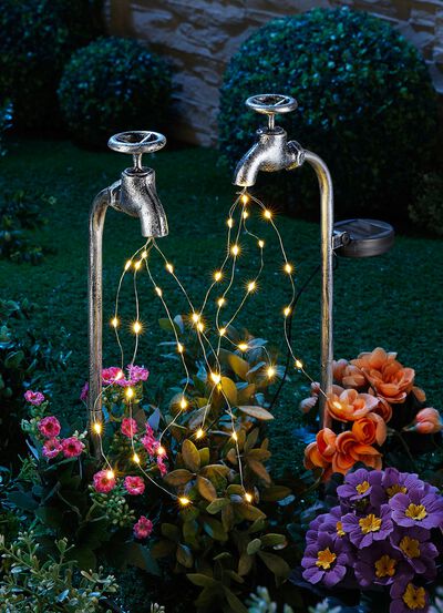 Solar kraan set van 2 gemaakt van massief ijzer 