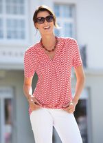 Shirt met smokwerk op de rug in 2 kleuren 