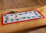 Tafelkleed met sneeuwpopprintmotieven MULTICOLOR