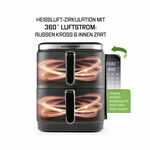 Digitale dubbelkamer heteluchtfriteuse “FryUP” WIT