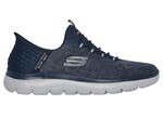 SKECHERS, herensneakers, met gegoten instaphak MARINE