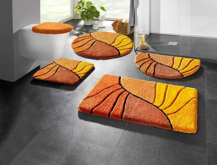 Badkamerset met antislip achterkant AARDE