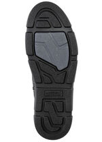 Waldläufer enkellaarzen met zebra-design ZWART-GRIJS