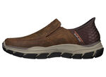 SKECHERS, comfortabele herenpantoffels, met voorgevormde instaphak DONKERBRUIN
