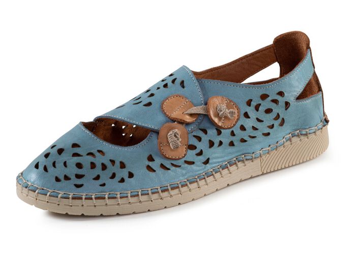 Gemini pantoffels met luchtige openingen 