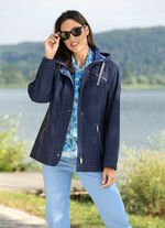 Functionele jas met afneembare capuchon 