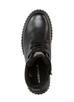 Waldl&auml;ufer veterlaarsje met effectieve glittersteentjes ZWART