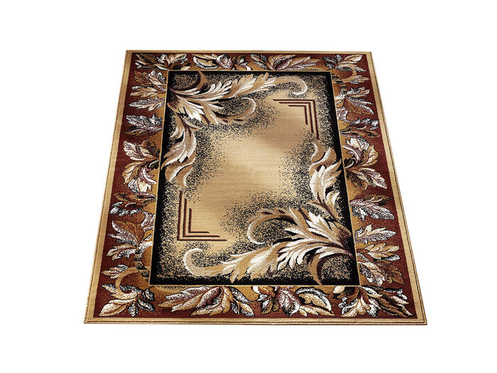 Matjes en slaapkamermatjes met gebloemd motief BEIGE BORDER