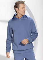 Hoodie van “Klaus Models” in 3 kleuren JEANS BLAUW