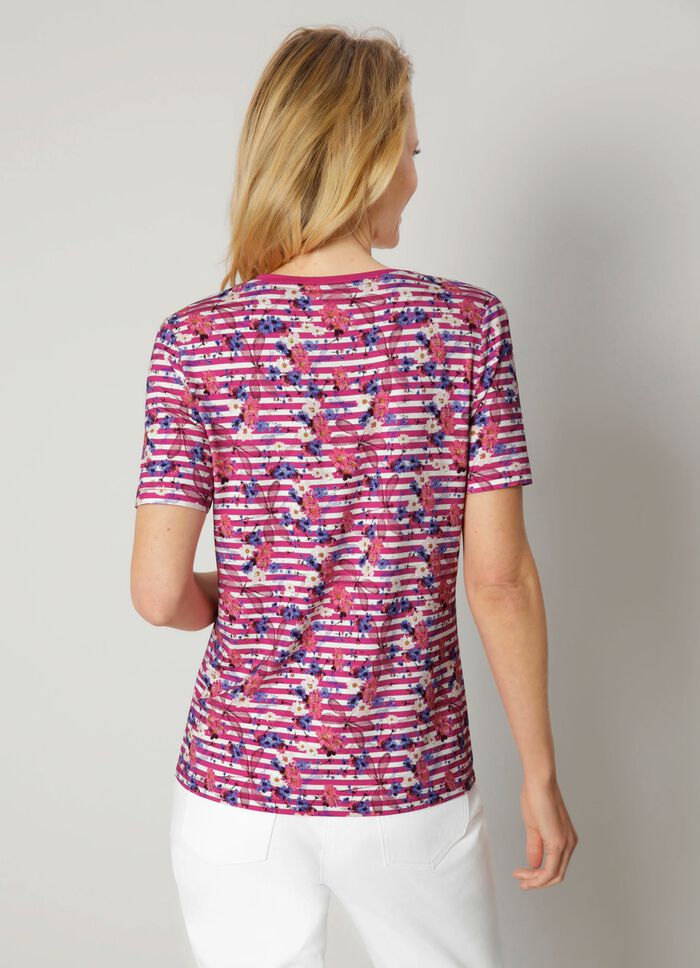 Shirt in een modieuze printmix 