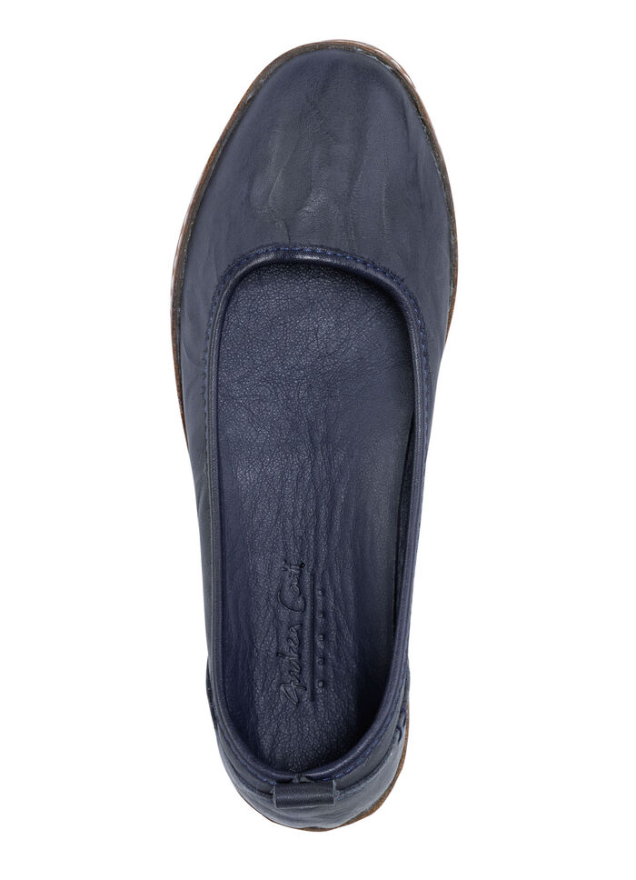 Andrea Conti pantoffels met kreukeffect MARINE