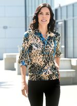 Shirttuniek met gesmokte manchetten 