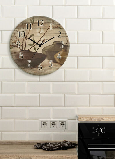 Wandklok in vintage look 