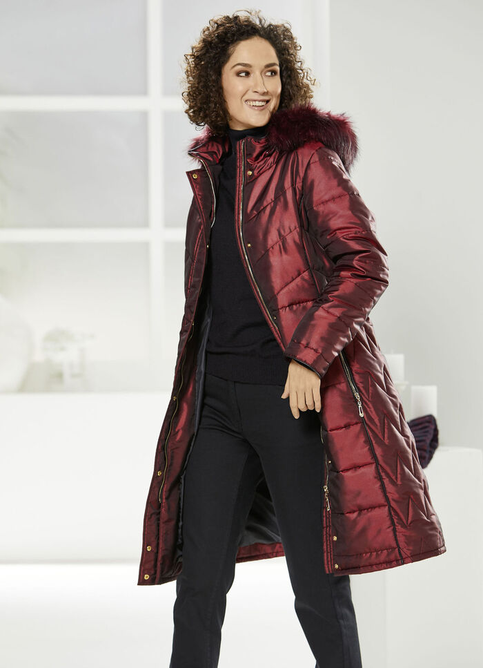 Jas met contrasterende bies 