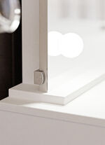 kaptafel met ledverlichting HOOGGLANS WIT